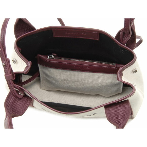 Balenciaga Blue Cabas XS Canvas Mini Tote Bag - Picture 3 of 6